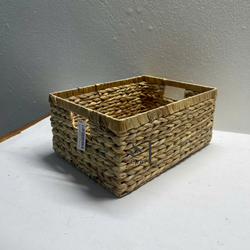 Water Hyacinth Storage Basket with Handles