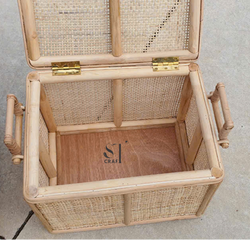 Rattan Storage Basket with Lid