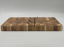 Set of 3 Acacia Wood Cutting Board with Stand