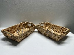 Water Hyacinth Tray with Handles
