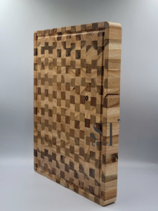 Wood Checkered Cutting Board