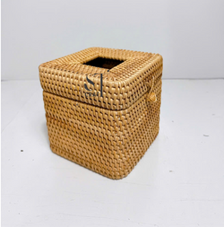 Rattan Tissue Box