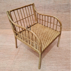 Natural Rattan Lounge Chair