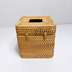 Rattan Tissue Box