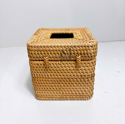 Rattan Tissue Box