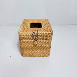 Rattan Tissue Box
