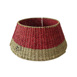 Seagrass Christmas Tree Collar Warm Colored