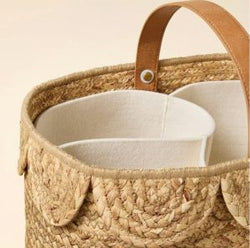 Seagrass Diaper Basket