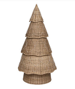 Wicker Rattan Christmas Tree