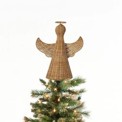 Rattan Christmas Angel Decor