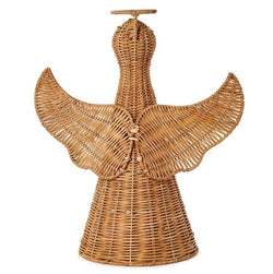 Rattan Christmas Angel Decor