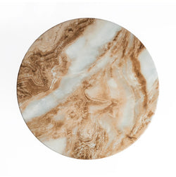 Cement Marble Side Table