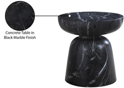 Concrete Table in Black Marble Finish