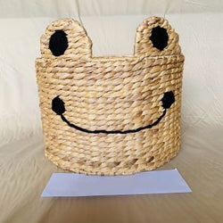Animal face baskets – Frog baskets