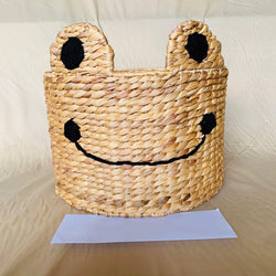 Animal face baskets – Frog baskets