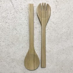 Fiber bamboo salad server – wholesale