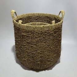 Seagrass storage baskets – Natural color