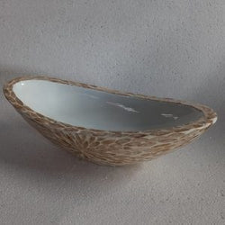Mother of pearl vase – Boat shape