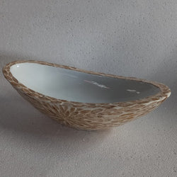 Mother of pearl vase – Boat shape