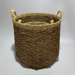 Seagrass storage baskets – Natural color