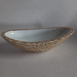 Mother of pearl vase – Boat shape