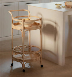 Rattan Serving Trolley made in Vietnam