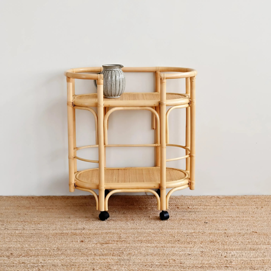Rattan Bar Trolley made in Vietnam