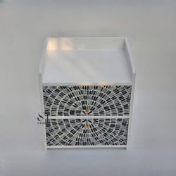 Mother of Pearl Nightstand Bedside Table