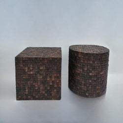 Coconut Shell Side Table