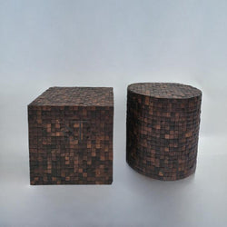 Coconut Shell Side Table