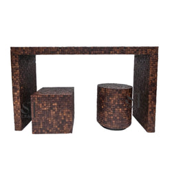 Coconut Shell Side Table