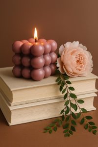 Cube Soy Wax Candle Scented