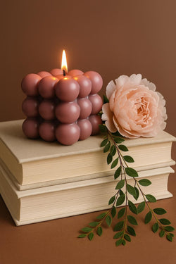 Cube Soy Wax Candle Scented