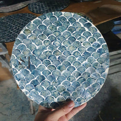 Mother of Pearl Charger made in Viet Nam