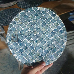 Mother of Pearl Placemat Charger made in Viet Nam
