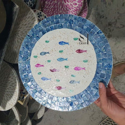 Mother of Pearl Plate Charger made in Viet Nam