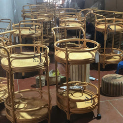 Rattan Serving Trolley made in Vietnam
