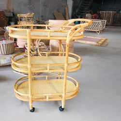 Rattan Bar Cart made in Vietnam