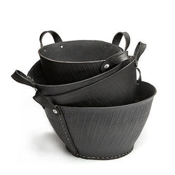 Recycled Rubber Basket with handle