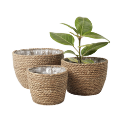 Seagrass Planter Pots – Set of 3