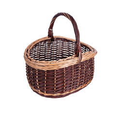 Rattan Picnic Basket with Handle