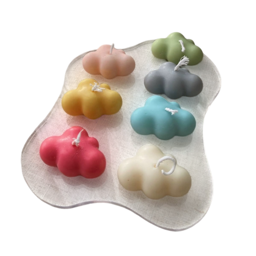 Cloud Shape Soy Wax Candle Scented