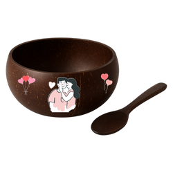 3D Printed Coconut Bowls + Spoon for Valentine’s Day