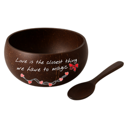 3D Printed Coconut Bowls + Spoon for Valentine’s Day