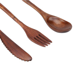 Wooden Cutlery Dishware Set made in Vietnam