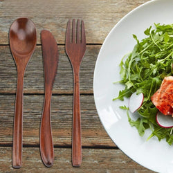 Wooden Cutlery Dishware Set made in Vietnam